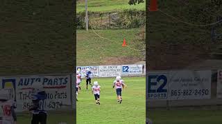 Peewee Football Kingston vs Harriman 2024 Snax with the moves football littleleaguefootball [upl. by Tronna]