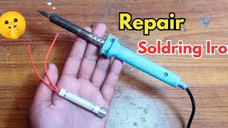 How To Repair Soldering IronSoldering Iron Repair Kassa KarenSoldering Iron [upl. by Ddal]