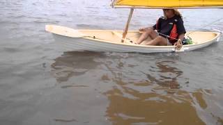 MacGregor Sailing Canoe on Lake Wivenhoe [upl. by Annaek]