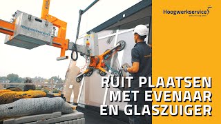 Glas plaatsen met GGA1000 insteker  Glaszuiger 💪 [upl. by Durrej]