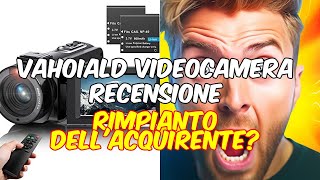 Recensione vahoiald videocamera uhd 1080p la migliore per vlogging [upl. by Stesha]