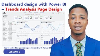 Dashboard design with Power BI – Trends Analysis Page Design [upl. by Dasteel]