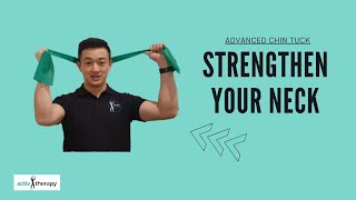 Advanced Chin Tuck  Strengthen your neck [upl. by Stace479]