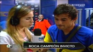 Chechu Bonelli entrevista a su novio Dario Cvitanich BOCA CAMPEON 2011 [upl. by Anselm]