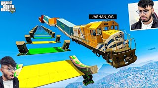 JASHAN OG VS CASETOO IN MEGA RAMP 😱GTA 5 PARKOUR 1 thecasetoopapa [upl. by Putnem]