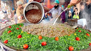 HUGE TAWA FRY KALEJI AT PAKISTANI STREET FOOD  FAMOUS PESHAWARI MASALA KALEJI  MUTTON FRIED LIVER [upl. by Yraillih835]