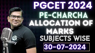 PGCET 2024 update  MBA  MCA  Allocation of Marks Subject wise  30072024 [upl. by Daley278]