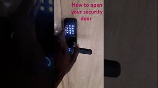 How to use security door security doors foryou bye international made passcode cod views 1 [upl. by Temhem302]