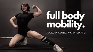 FULL BODY WARMUP  Guided Mobility Routine [upl. by Winne]