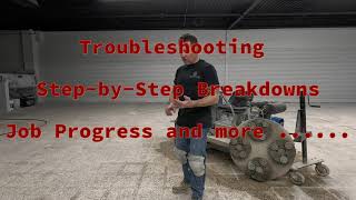 How to Grind and Prep a 60yr old Concrete Floor for new Epoxy [upl. by Akital]