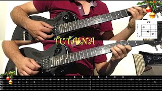 Tutaina  Tutorial Guitarra  Villancico 🎄🎄🎁🎅 [upl. by Sucitivel839]