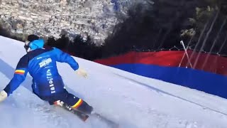 Carving without poles with Nicola Rota and Luca Siro 🇮🇹⛷👍 [upl. by Uehttam871]