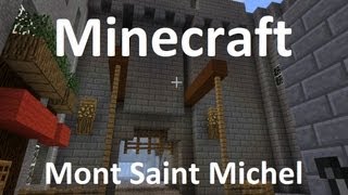 Minecraft  Mont Saint Michel Work in Progress  Example [upl. by Pettit]