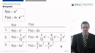 24 Mathematik Ableitungen Rechenregeln I [upl. by Elagiba]