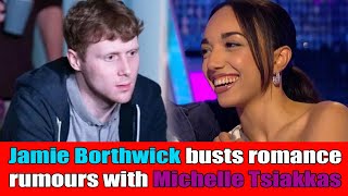 Jamie Borthwick breaks silence after romance rumours with professional partner Michelle Tsiakkas [upl. by Oizirbaf]