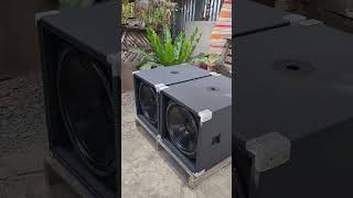 Martin audio WS18X loaded ng live sub184 V20 1200 wattsMabilisang souncheck mga kabisyo [upl. by Lilhak]