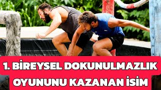 1 Bireysel Dokunulmazlık Oyunu Kazanan İsim  Survivor All Star [upl. by Kcid]