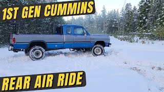 Kelderman Rear Air Ride  1st Gen Cummins [upl. by Latin474]