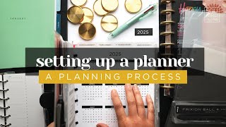 HOW TO SET UP A PLANNER  A StepbyStep Planning Process to Create the Perfect Planner Setup [upl. by Adnilram512]