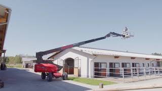 MANITOU 280TJ – Diesel Teleskoparbeitsbühne von Eder Stapler [upl. by Galateah]