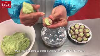 Fabrication des escargots Escal [upl. by Attelrahs]