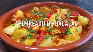 Aporreado de Bacalao  Cocina Con Fujita [upl. by Chalmers]