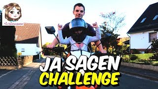 1 Tag JA SAGEN Challenge 😬 Darf Hannah Motorrad fahren 😨 Spielzeugtester [upl. by Adnawahs]