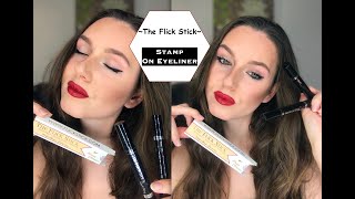 The Flick Stick by Lovoir  Tutorial amp Review  Winged Eyeliner Stamp for Beginners [upl. by Anilehcim969]