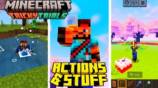 action and Stuff Minecraft Bedrock 121X  Mediafire [upl. by Pickar820]