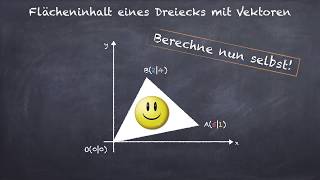 Flächeninhalt Dreieck mit Determinante und Vektoren berechnen  Herleitung [upl. by Osnerol]