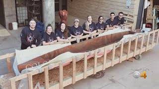 School Of Mines Competing In Concrete Canoe Competition [upl. by Repsaj341]