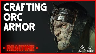 Orc Armor Modelling TUTORIAL  ZBRUSH to MARMOSET [upl. by Aihpos]