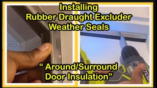 quotSoundproof amp Insulate Seal Your Door with Rubber Draught Excluders for Perfect Acoustic Insulation [upl. by Edlihtam742]