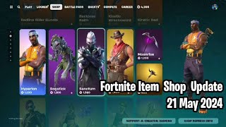 🔥 Fortnite Item Shop Update May 21 2024 Frontier Bogstick and More 💎 [upl. by Ahsinrat592]