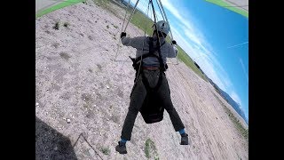 Hang Gliding Crestline Crash  Part 1 [upl. by Ecnarretal]