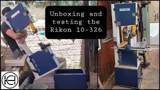 Unboxing and Testing the Rikon 10326 14quot Bandsaw Assembly and Resaw cuts [upl. by Vilma]