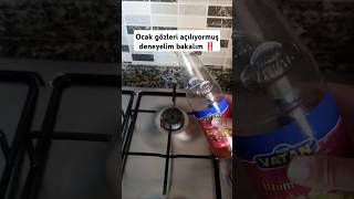 1 kaç damla sirke ile Ocak gözünüz daha harlı yanıyor trending temizlik mutfaksizinkitchenhacks [upl. by Hgierb]