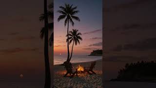 Sunset Beach Bonfire The Ultimate Paradise Escape [upl. by Leoline]