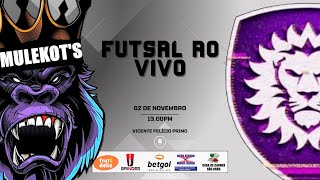 FUTSAL AO VIVO  OS MULEKOTS X MARCONE  INSCREVASE [upl. by Enoved]