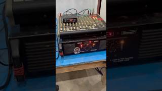 Dj amplifier setupsound testing shortsfeed shorts viralvideo [upl. by Byron519]