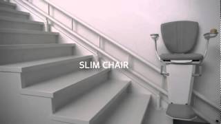 Otolift Two Curved Stairlift Video [upl. by Ayhay635]