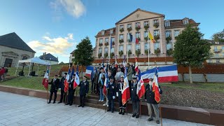 Inauguration de la première phase du centrebourg requalifié de Bitche [upl. by Aitetel433]