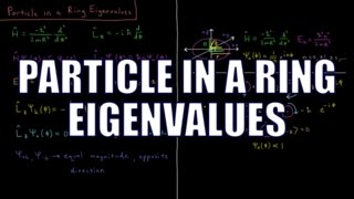 Quantum Chemistry 146  Particle in a Ring Eigenvalues [upl. by Brunhilde]