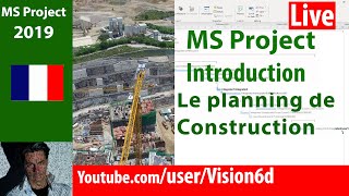 Ms Project 2019 ● Introduction à la Planification de Projets de Construction ● Simple [upl. by Newman119]