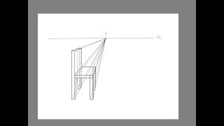 Zentralperspektive Wie zeichne ich einen Stuhl [upl. by Gerianna290]