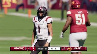 Arkansas State Red Wolves 12 vs 23 Iowa State Cyclones 20  September 21 2024 [upl. by Cicenia]