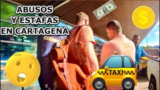 🆘Alerta Aeropuerto de Cartagena😭Abusos y Estafas a los Turistas de parte de los Taxistas 🚕 [upl. by Aubreir875]