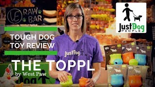 Tough Dog Toy Review  West Paw Toppl  Just Dog People [upl. by Rashidi]