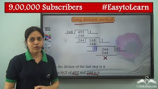 HCF Long division Method  2 numbers  Class 5  CBSE  NCERT  ICSE [upl. by Wystand]