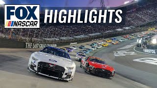 NASCAR Cup Series at Bristol  NASCAR ON FOX HIGHLIGHTS [upl. by Ahsina]